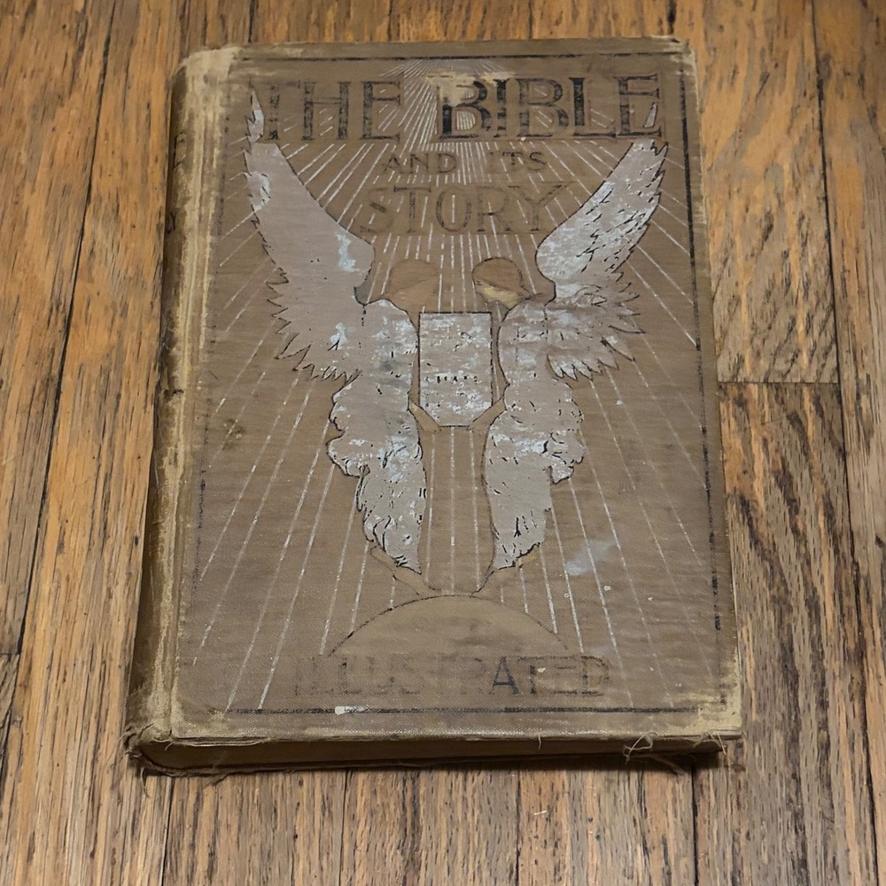 The Bible and Its Story Josephine Pollard David McKay Illustrated HC Book -READ